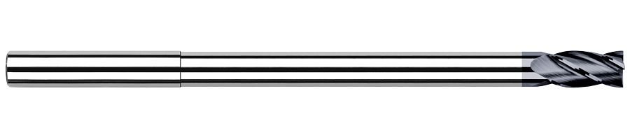 Picture of Harvey Tool 960524-C3 3/8 Dia x 8 OAL CarbideSQ EM, 4 FL, AlTiN End Mill Standard Flute Standard Helix Carbide AlTiN Single End Square Sharp